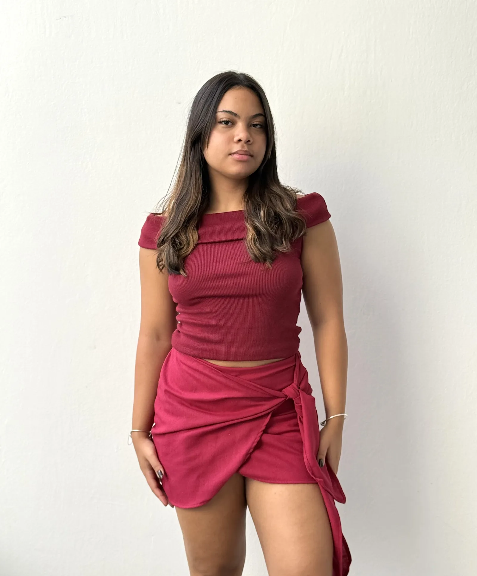 BLUSA KIARA OMBRO A OMBRO CANELADA