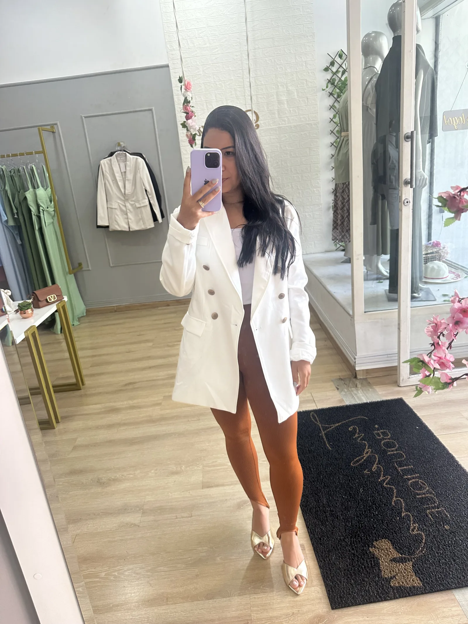 CALÇA PEZINHO CANELADA CARAMELO