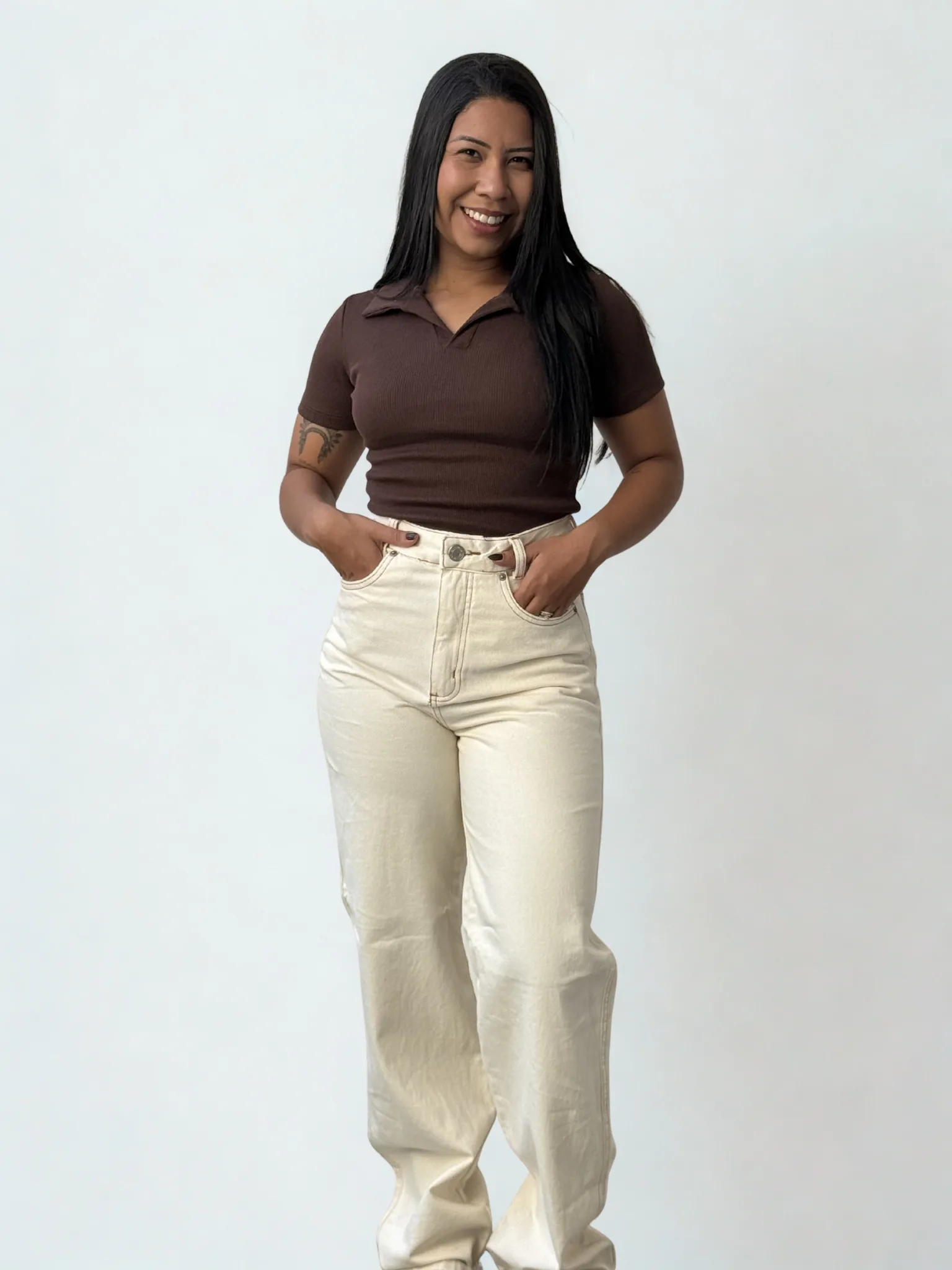 CALÇA LILIAN JEANS CRU