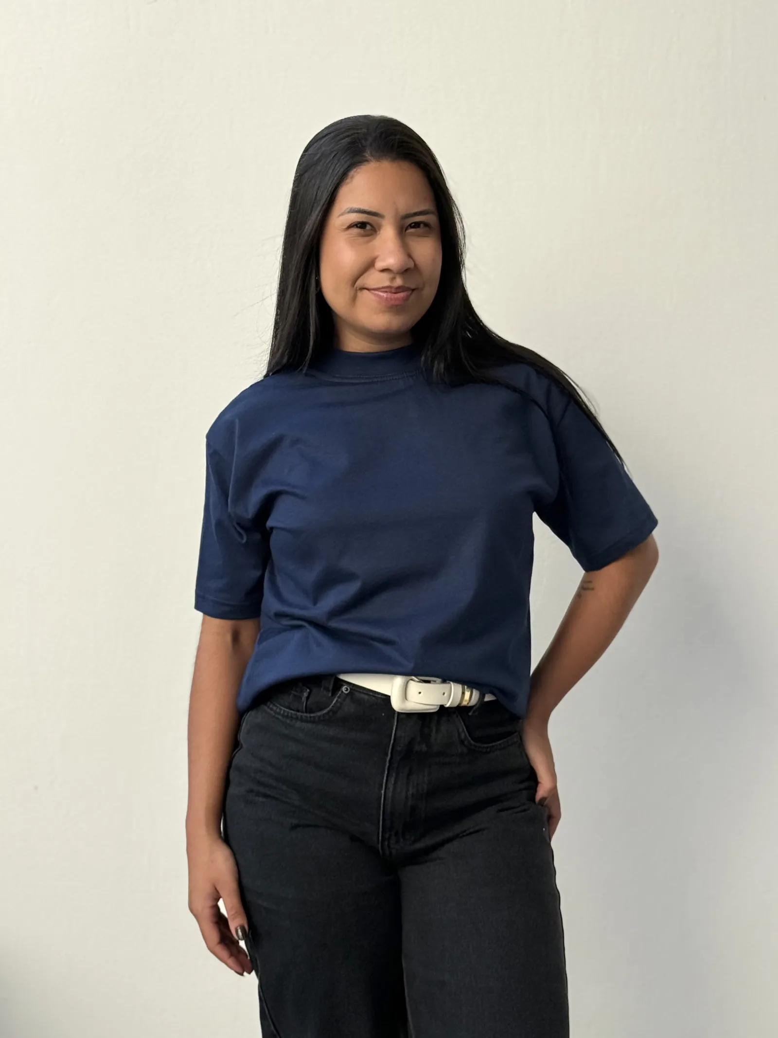 BLUSA BASIC AZUL MARINHO