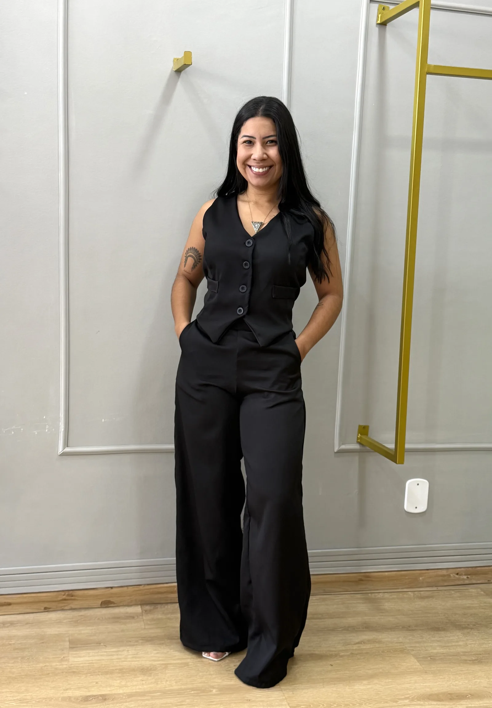 CONJUNTO VIVIANE ALFAIATARIA